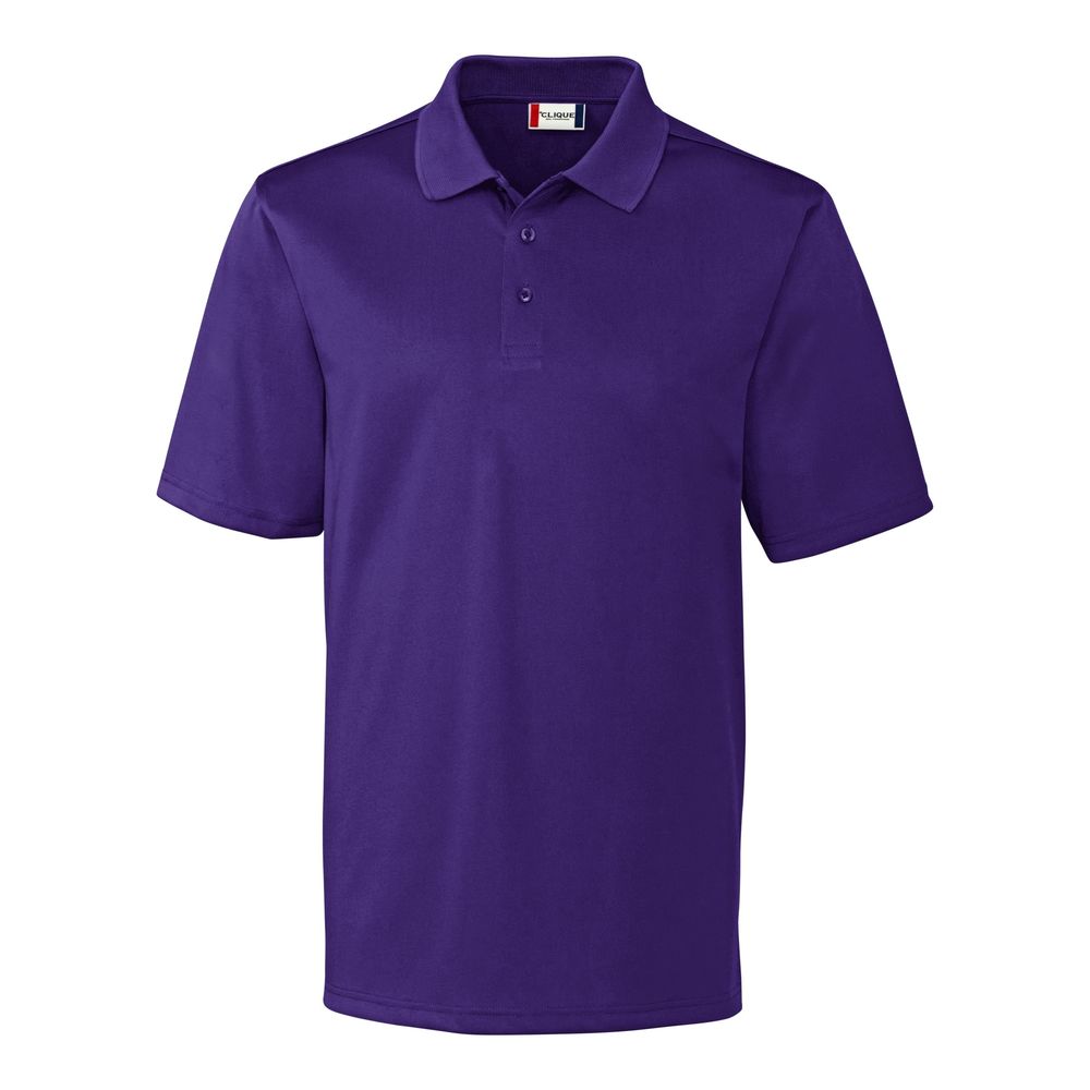 NWT Clique College Purple Mens Malmo Snagproof Polo